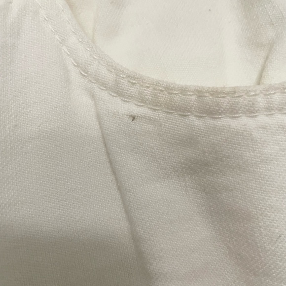 Dondup Brady White Flare Jeans Size 26 Embroidered Made in Italy NWT - Picture 3 of 8